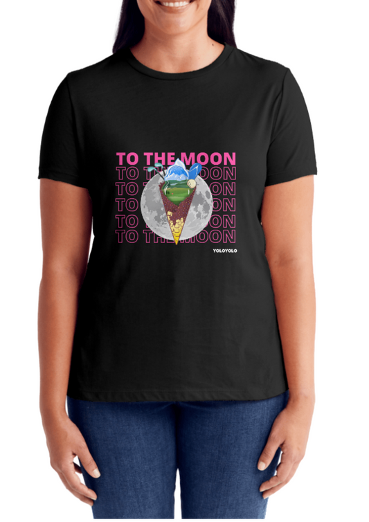 YoloYolo To The Moon Short Sleeve T-shirt