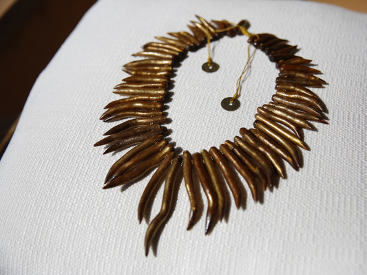 Golden Coral Necklace