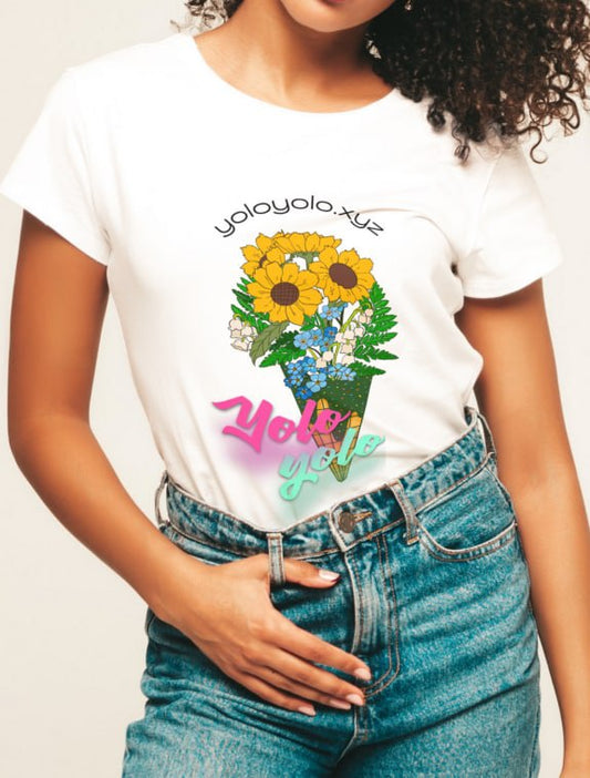 YoloYolo Sunflower Short Sleeve T-shirt
